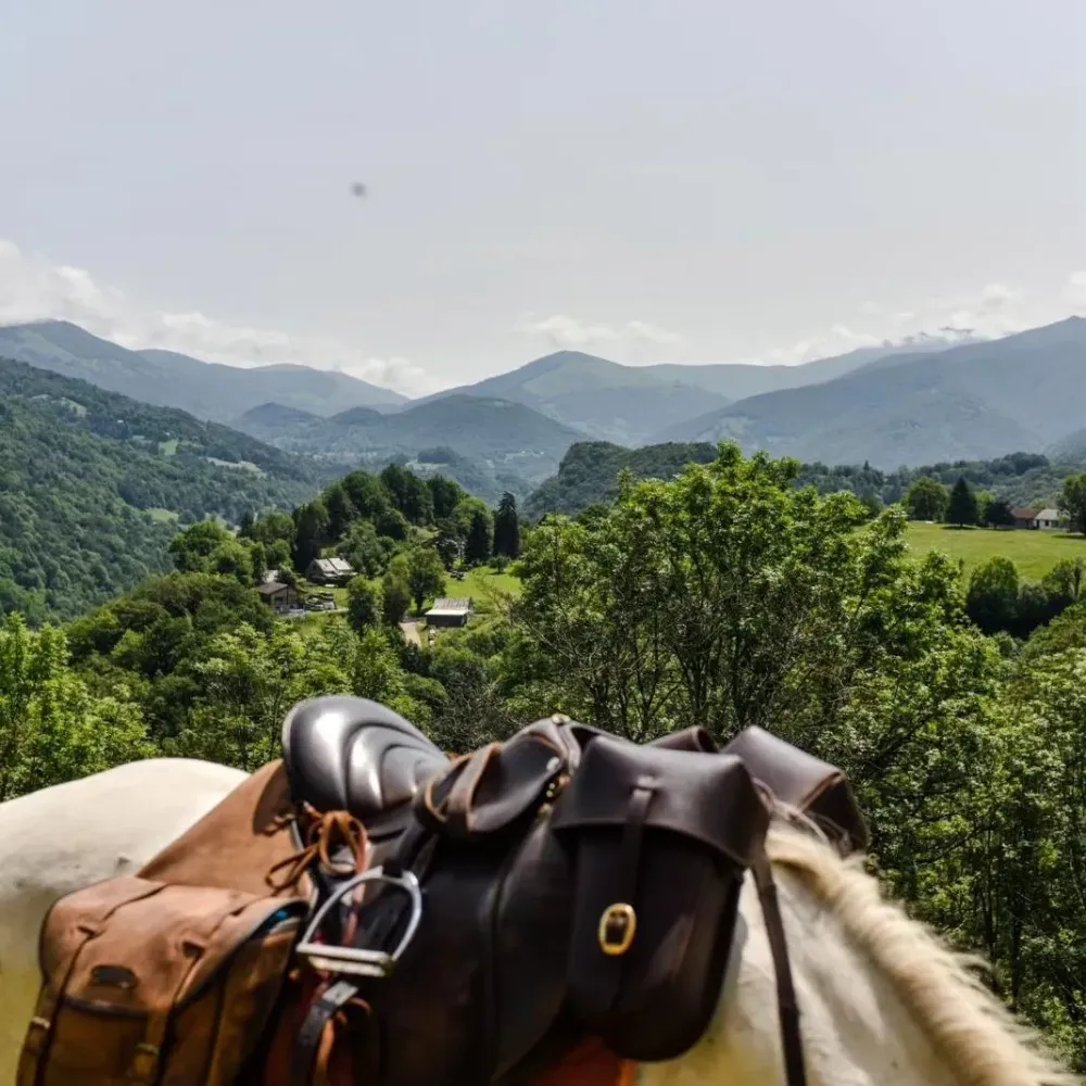 Randonnée équestre à Montjoie-en-Couserans